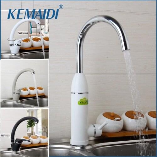 KEMAIDI Kitchen Faucet Bend Pipe 360 Degree Rotation with Water Purification Features Spray Paint Chrome Purification Tap