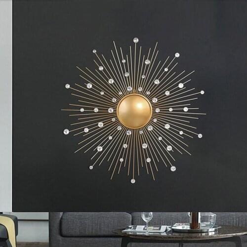 Modern Wrought Iron Wall Hanging Sunglasses Flower Crafts Decoration Home Porch Restaurant KTV Bar Wall Sticker Mural Ornaments