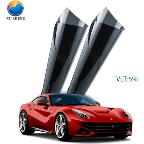 Dark Black Nano Ceramic Tinted Solar Film For Car Window