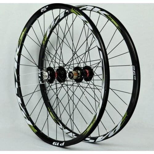 4Pailin 041042 Bearing 26/27.5/29 Inch Mountain Wheel Set Rivet Bicycle Wheel