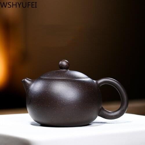 WSHYUFEI Yixing teapot zisha xishi tea pot handmade kettle customization purple clay drinkware 188 ball hole filter 150ml
