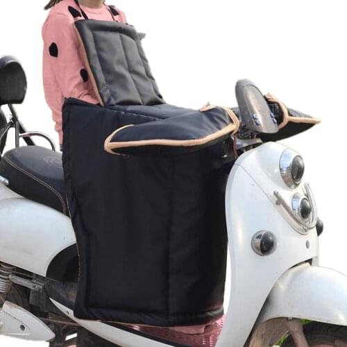Winter Warmer Motorcycle/Scooter Windshield Quilts Soft Plush Leg Cover With Handlebar Gloves Waterproof Windproof Knee Blanket
