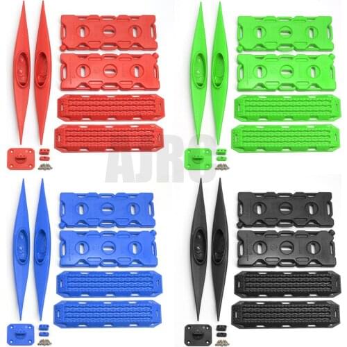 6pcs Rescue Board Spare Fuel Tank Kayak Model Decoration For 1/10 RC Crawler Car Traxxas TRX4 TRX6 G63 D90 D110 Axial SCX10