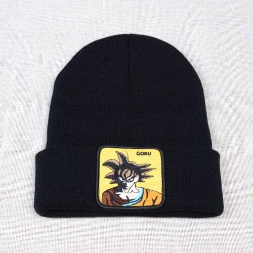 9 Style Dragon Ball Z Son Goku Anime Figure Hot Game Knitted hat Cap Model Game Hip Hop Hat Keep Warm Gift Toys