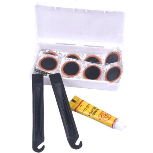 Bike Accessories Portable Repair Tools Mountain Bike Motobikes Tire Repair Tools Free Glue Pieces Bicycle Tire Repair Kit Sets