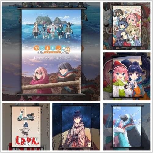 DIY Diamond Painting Laid-Back Yuru Camp Rin Shima Nadeshiko Kagamihara 5d Diamond Painting New Arrivals Full Square Diamond M