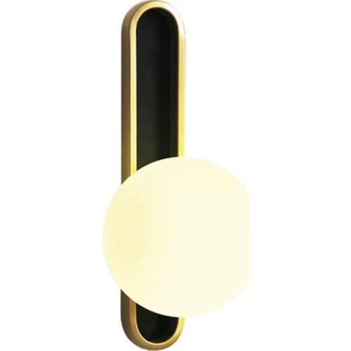 American vintage living room magic bean glass wall lamp corridor aisle mirror headlights modern bedroom bedside wall sconce