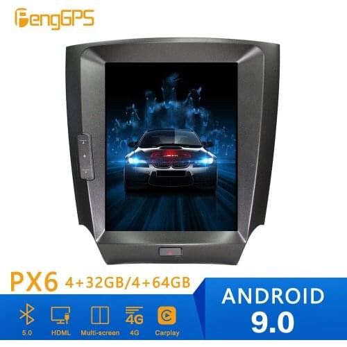 Tesla style Android 9 PX6 Car Radio Player GPS Navigation For Lexus IS200 IS250 IS300 2005+ Car Auto Stereo HeadUnit DVD Player