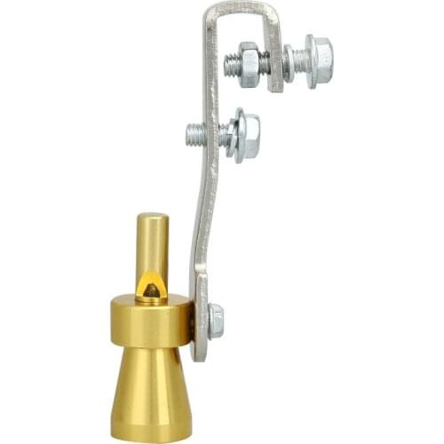 Car Size S Gold Exhaust Fake Turbo Whistle Pipe Sound Muffler Blow Off Valve Auto Accessories Parts Refit
