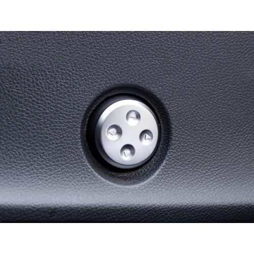 Car-Styling Seats Waist Adjustment Switch Button Cover Trim sequins Stickers For Mercedes Benz A B C E Class GLC GLA GLE CLA CLS