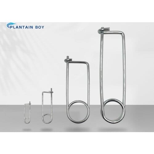 Large Stainless Steel Spring Clip Spring Wire Safety Lock Pins，Coiled Tension Safety Pin