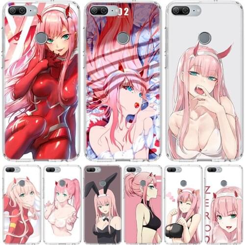 Zero Two Darling In The Franxx 02 Phone Case for Huawei Honor 10 9 Lite Y9 Y5 Y6 Y7 2019 8X 8A 8S 7A 7X 10i 20i Pro V30 Art Coqu