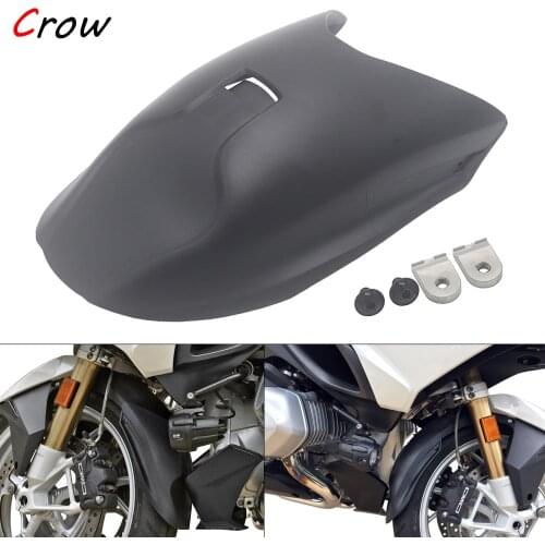 Black Motorcycle Front Fender Mudguard Wheel Hugger Rear Extension For BMW R1250RT R 1250 RT r1250rt 2018-UP
