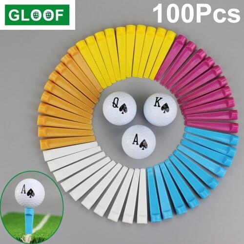 100Pcs=10Set Golf Tee Holder Ball Studs Plastic Ball Seat Accessories Nails Holder Support For Golfer Training Aids