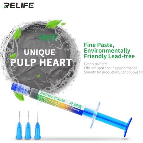 RL-405 Jump Wire Specific Solder Paste Lead-free Welding Tin Paste for Mobile Phone CPU Chip Soldering Rework Tool With 3 Needle