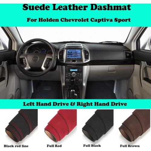 For Chevrolet Captiva 2006~2018 Holden Daewoo Winstorm Suede Leather Dashmat Dashboard Cover Pad Dash Mat Car-Styling Carpet
