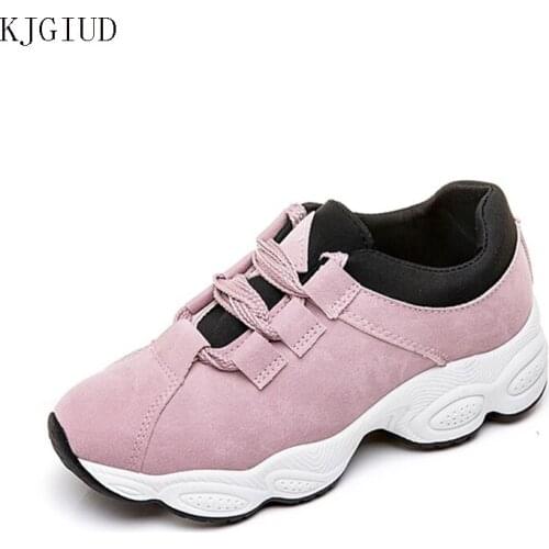 2019 New Spring And Autumn Ladies Fashion Sports Shoes Womens Thick-soled Casual Running Tide Shoes Buty Damskie Scarpe Donna