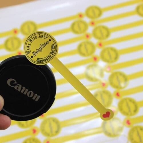 Customized detergent bottle label