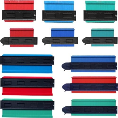 Profile Gauge Shape Template Plastic Contour Copy Duplicator Edge Shaping Ruler 667A