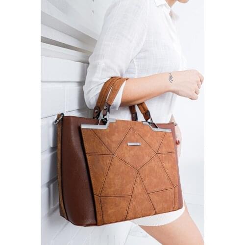 Ladies Fashion Luxury PU Leather Hand And Shoulder Strap Bag Durable and Long-Lasting Stylish Womens Bags Black-Navy blue-Brown