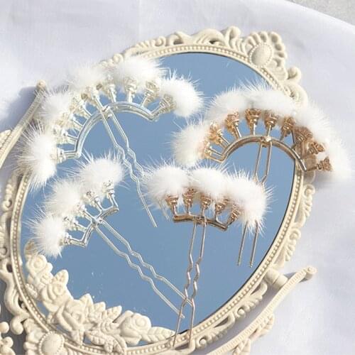 Women Hair Stick Chinese Hanfu Hair Style Tool Headwear Hair Ornament Clips for Women Girl Jewelry Hair Accessories