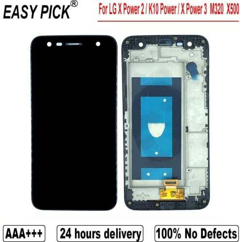 For LG X Power 2 / K10 Power / X Power 3 M320TV M320 M320F M320N X510WM X500 LCD Display Touch Screen Digitizer For LG X5 2018