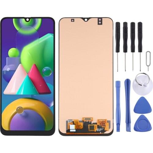 IPartsBuy for Samsung Galaxy M21 SM-M215 OLED Material LCD Screen and Digitizer Full Assembly