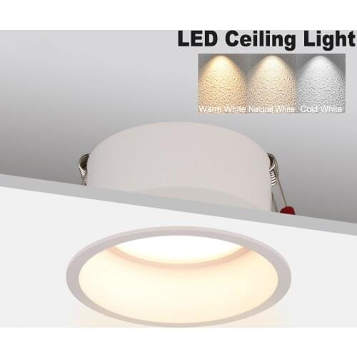 1/2/3/4 pcs 5/7/10W LED Ceiling Downlight Indoor Lighting Down Light Ceiling Lamp Bulb Room Bedroom Downlight Led Warm White D30