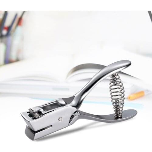 1PC School Office Metal Single Hole Puncher Hand Paper Punch For Scrapbooking Border Scrapbooking