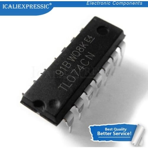100PCS TL074CN DIP14 TL074 DIP new and original IC