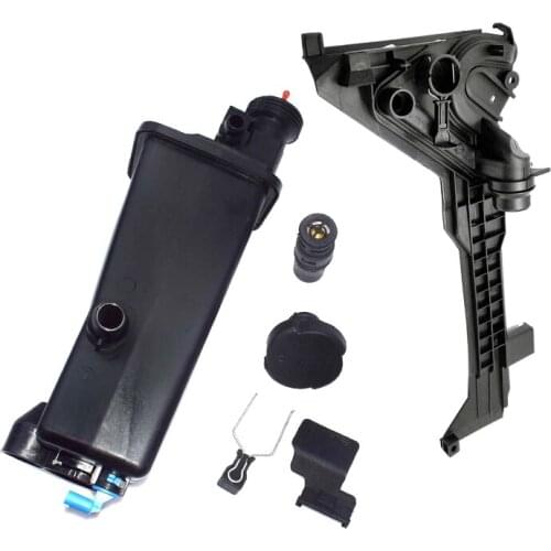 17117573781 17111436251 17117639022 Radiator Coolant Tank&Mounting Plate &Cap&Sensor&Thermostat For BM W E46 X5 E53 Z4 E85