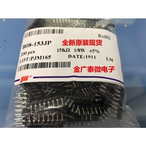 5/PCS NEW B- Type 8-Pin B08-153JP 8b153j 8P 15K Direct Plug Resistor Packs Fenghua Resistance