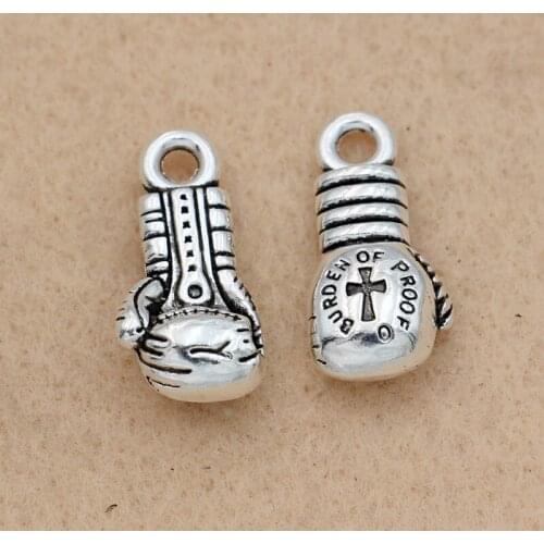 5pcs Tibetan Silver Plated Burden of Proof Charms Pendants for Jewelry Making Jewelry Findings DIY Handmade 22x11mm