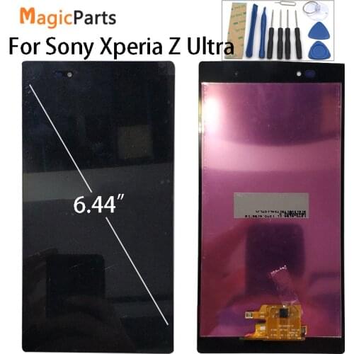 6.44'' Original LCD For SONY Xperia Z Ultra Display Touch Screen Digitizer For SONY Xperia Z Ultra XL39H LCD Display Parts