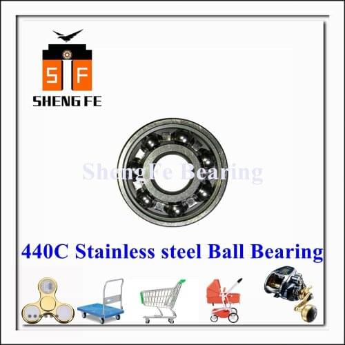 8Pcs 440C Stainless steel Ball Bearing 608 8x22x7 P2 Roller Skating Bearing 608 2RS Skateboard Bearing Fishing reel Bearing 2280