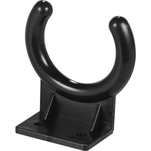 Wireless Microphone Hanger Mic Wall Mount Holder Hook Clamp Plastic Material Black