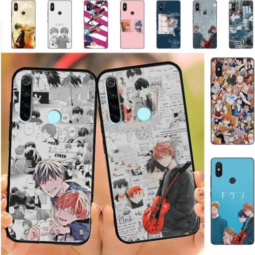 YNDFCNB Given Yaoi Anime Phone Case for Redmi Note 4 5 6 8 9 pro Max 4X 5A 9S case