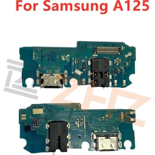 For Samsung Galaxy a12 a125 USB Charger Port Dock Connector PCB Board Ribbon Flex Cable phone screen repair spare parts