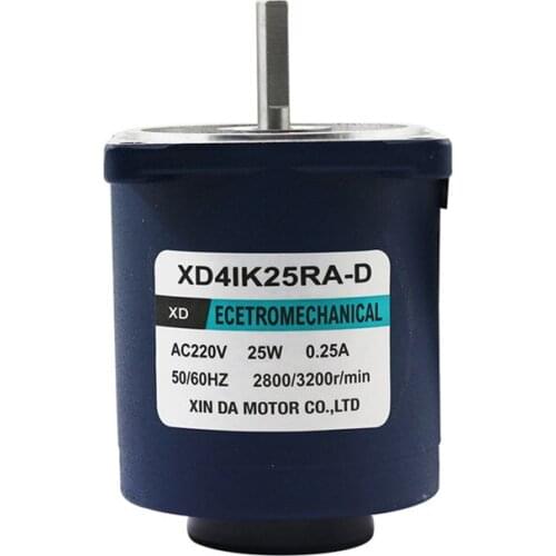 4M25GN-C 220V AC motor 25W 0.45A speed motor 1400rpm/2800rpm High speed motor small motor with speed governor