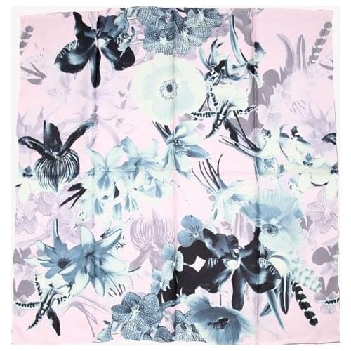 ELEGANT HANDMADE BRAND 100%Twill Silk Scarf TWIC-209513A