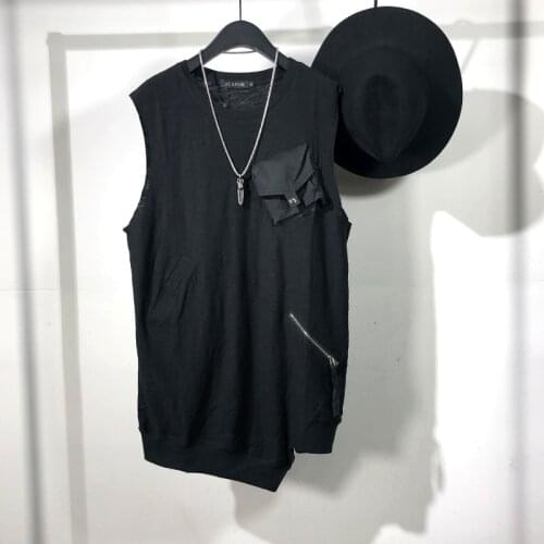 Owen seak Men T Shirt Mens Clothing Hip Hop Tops Tees High Street Summer Male Solid Outer wear T Shirt