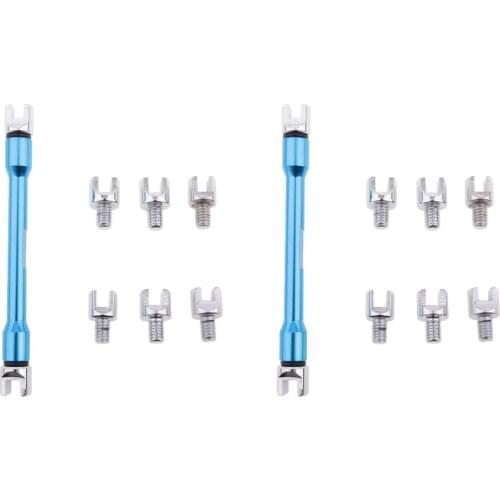 2 Set Blue Motorcycle Spoke Wrench 5.4-6.8mm Motor Wheel Buckled Repair Tools