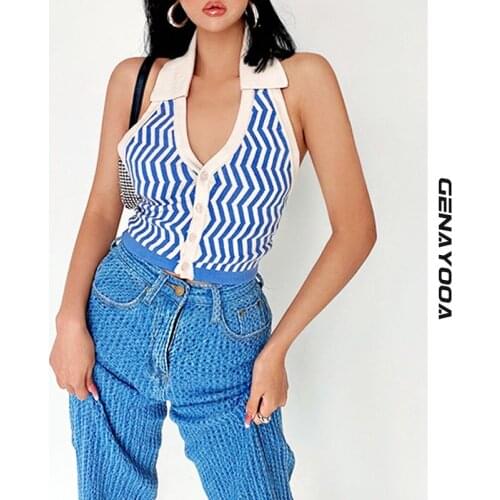 Genayooa Women's Cropped Tank Tops