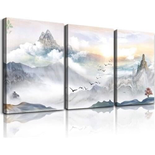 Mountain Landscape Abstract Oil Painting Interior Decoration