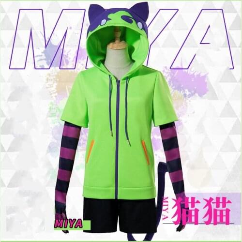 Anime Sk8 The Infinity Character Kyan Rekichinen Miya Cat Wear Skateboard Costume Cosplay Costume Anime Game Role Playing