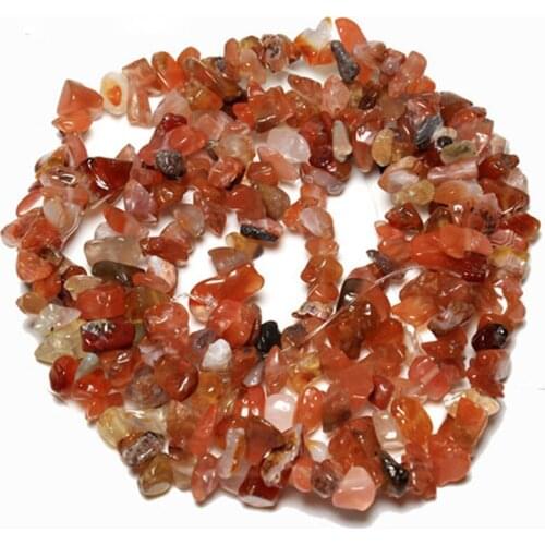 3-5x6-8mm Red Agates Beads Natural Freeform Chips Stone Beads For Jewelry Making Beads Bracelets 32'' DIY Beads Trinket Gift