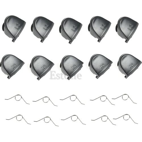 L2 R2 Trigger Replacement Parts Buttons For PlayStation 4 PS4 Controller 5 Pairs