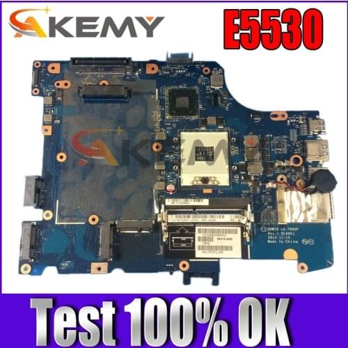 DWJC FOR Dell Latitude E5530 Laptop Motherboard LA-7902P 5KP1Y 05KP1Y CN-05KP1Y PGA989 9335W 09335W CN-09335W 100% working