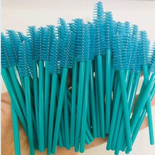 Micro Eyelash Brush For Makeup Tool Kit Makeup Brush Cosmetic Eyelash Extension Disposable Mascara Wand Applicator 1000pcs