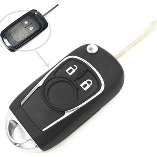 Modified Replacement Remote Case Cover For Buick Excelle Verano La Crosse Regal Envision 2 Button Folding Flip Key Shell